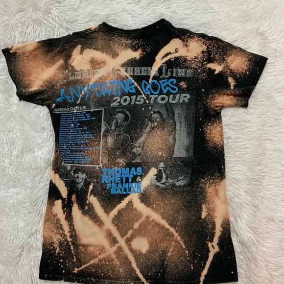 FLORIDA GEORGIA LINE bleached Graphic T-Shirt - Picture 3 of 7